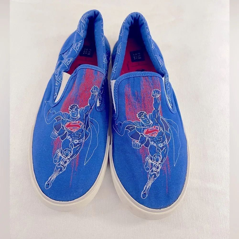 Gap Boys DC Comics Superman Loafers‎ Size 5